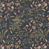 Fable and Fern Woodland Floor Indigo 40061 15 by Watercolour Heart- Moda- 1/2 Yard