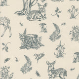 Fable and Fern Fawns Fables Eggshell 40062 11 by Watercolour Heart- Moda- 1/2 Yard