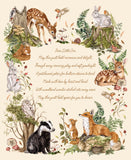 PREORDER Fable and Fern - Panel  Eggshell 40068 11 by Watercolour Heart- Moda- 1 Yard