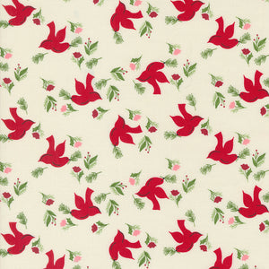 Once Upon Christmas Wintersong Birds Snow 43163 11- by  Sweetfire Road - Moda- 1/2 Yard