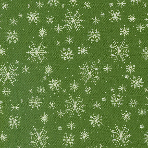 Once Upon Christmas Snowfall Evergreen 43164 15- by  Sweetfire Road - Moda- 1/2 Yard