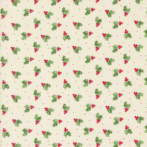 Once Upon Christmas Merry Berries Snow 43165 11- by  Sweetfire Road - Moda- 1/2 Yard