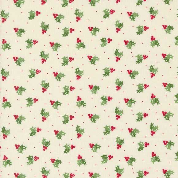 Once Upon Christmas Merry Berries Snow 43165 11- by  Sweetfire Road - Moda- 1/2 Yard