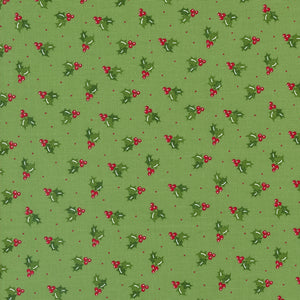 Once Upon Christmas Merry Berries  Mistletoe 43165 14- by  Sweetfire Road - Moda- 1/2 Yard