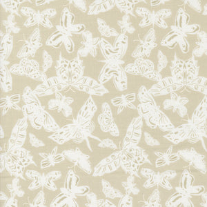 Enchantment Paper Butterflies Stone 43172 12 by  Sweetfire Road - Moda- 1/2 Yard