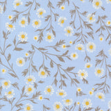 Sun Drenched Wild Daisy Chain Sky 43200 14 by  Sweetfire Road - Moda- 1/2 Yard