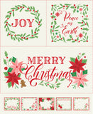 Merrily On High  Panel Snow 43217 11 by Sweetfire Road- Moda- 1 Yard