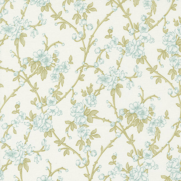 Honeybloom Verdant Vines Milk 44343 11 by 3 Sisters- Moda- 1/2 Yard