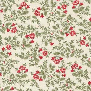 A Christmas Carol Silent Night Snowflake 44358 11 by 3 Sisters- Moda- 1/2 Yard