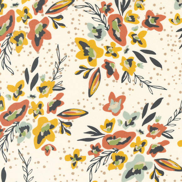 Dawn on the Prairie Spray and Sprig Unbleached 45570 11 by Fancy That Design House- Moda-