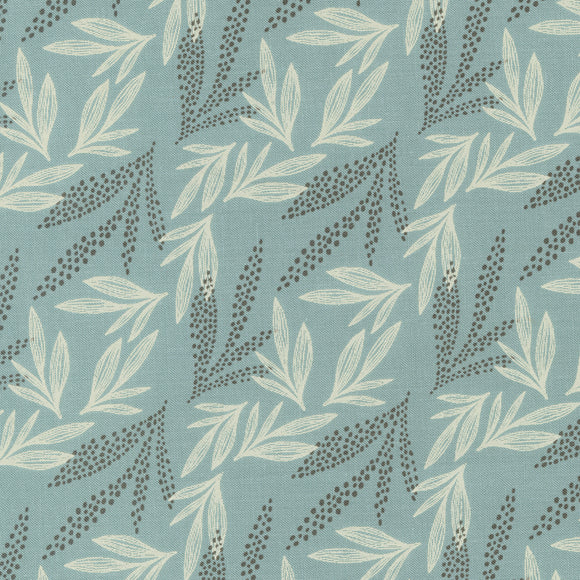 Woodland Wildflowers Leaf Lore Bluestone 45584 17 by Fancy That Design House- Moda- 1/2 yard