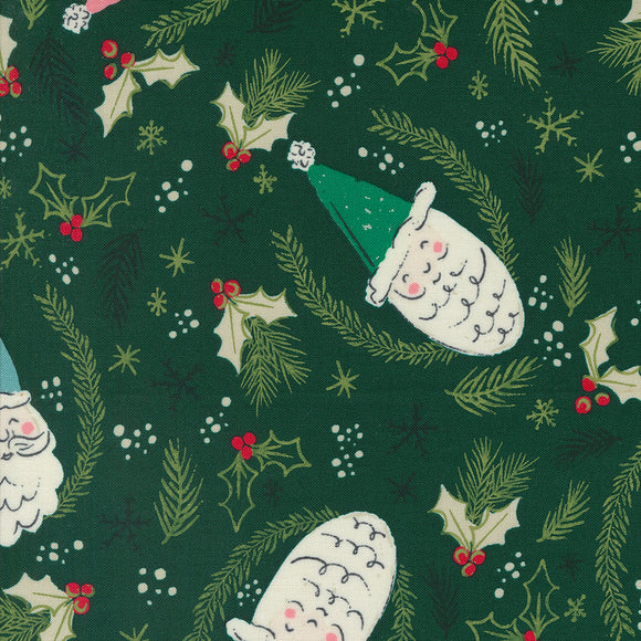 Cozy Wonderland Jolly St. Nick Pine 45590 23 by Fancy That Design House- Moda- 1/2 Yard