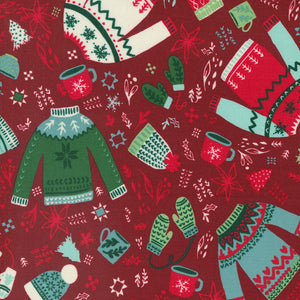 Cozy Wonderland Cozy Please Burgundy 45591 13 by Fancy That Design House- Moda- 1/2 Yard