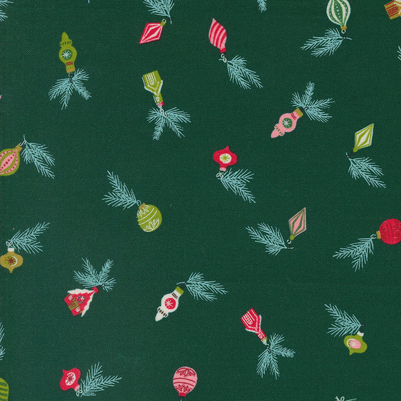 Cozy Wonderland Vintage Baubles Pine 45593 23 by Fancy That Design House- Moda- 1/2 Yard