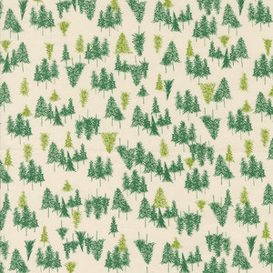 Cozy Wonderland Tree Farm Natural 45594 11 by Fancy That Design House- Moda- 1/2 Yard