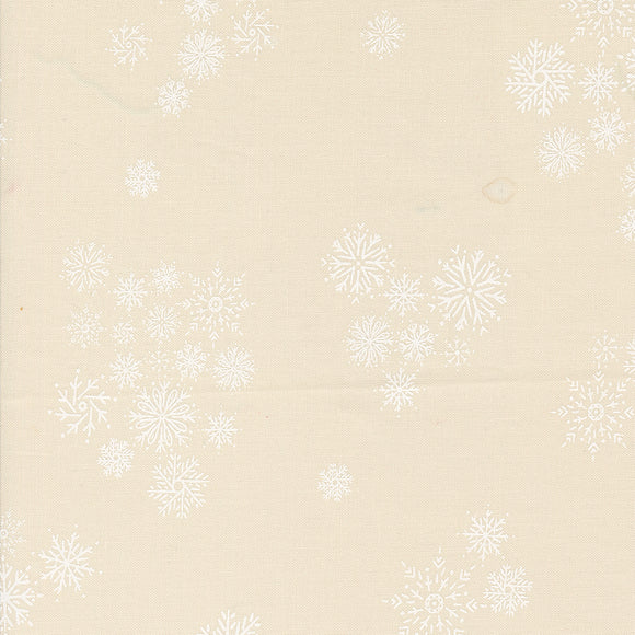 Cozy Wonderland Snowflake Natural  White 45596 31 by Fancy That Design House- Moda- 1/2 Yard