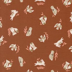 Folk Lore Fable Friends Rust 45603 15 by Fancy That Design House- Moda- 1/2 Yard