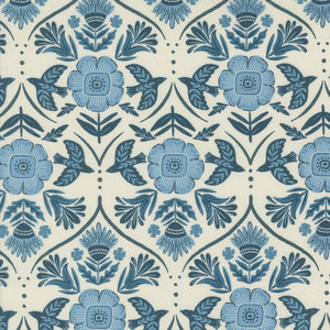 Folk Lore Flight of Fancy Eggshell 45604 11 by Fancy That Design House- Moda- 1/2 Yard