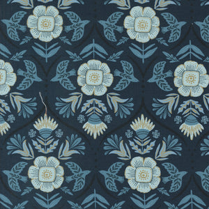 Folk Lore Flight of Fancy Peacoat 45604 25 by Fancy That Design House- Moda- 1/2 Yard