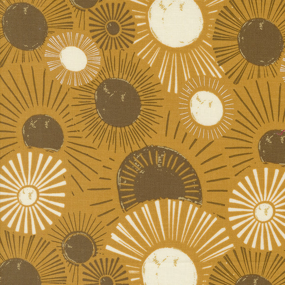 Things Above Sunrise Sunset Harvest Gold 45611 18 by Fancy That Design House- Moda-Half yard