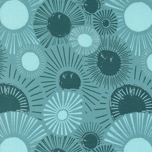 Things Above Sunrise Sunset Teal 45611 25 by Fancy That Design House- Moda-Half yard