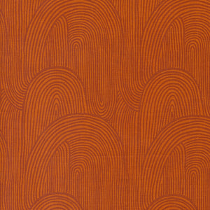 Things Above Wavy Whirl Rust 45614 16 by Fancy That Design House- Moda- Half yard