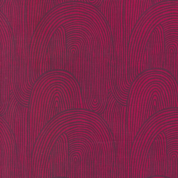 Things Above Wavy Whirl Pomegranate 45614 19 by Fancy That Design House- Moda- Half yard