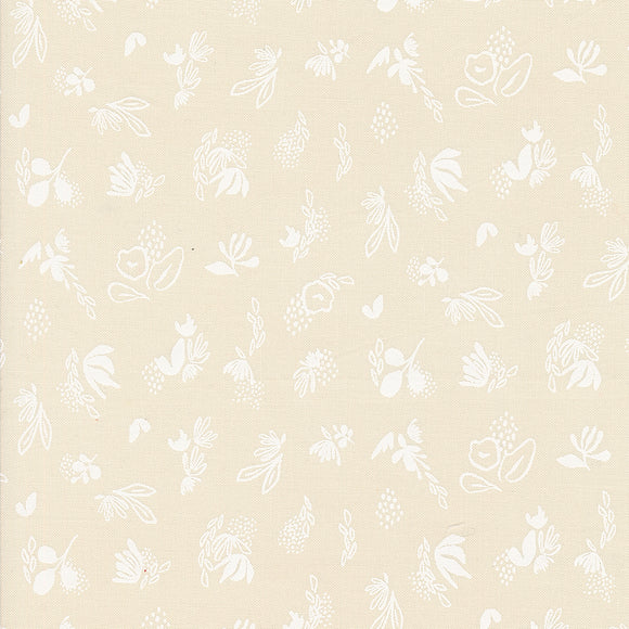 Things Above Floral Sprinkles Eggshell 45616 11 by Fancy That Design House- Moda- Half yard