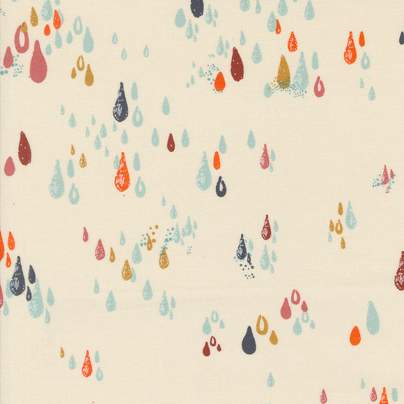 Things Above Raindrops Eggshell 45617 11 by Fancy That Design House- Moda- Half yard