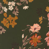 Foraged Found and Hand Me Down Harvest Bloom Pine 45630 22 by Fancy That Design House- Moda- 1/2 Yard