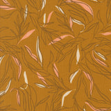 Foraged Found and Hand Me Down Loose Leaf Caramel 45632 17 by Fancy That Design House- Moda- 1/2 Yard