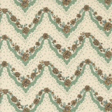 Foraged Found and Hand Me Down Hankie Stripes Mist 45634 33 by Fancy That Design House- Moda- 1/2 Yard