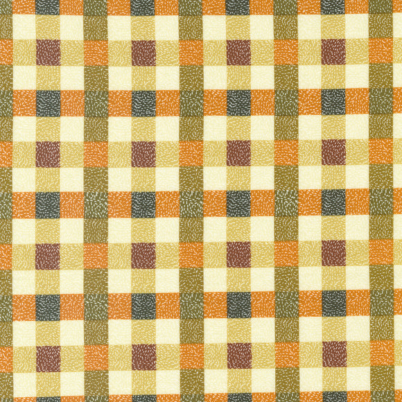 Quaint Cottage Twisted Check Spice 48375 12 by  Gingiber- Moda- 1 yard