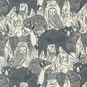 Woodland Wonder Animals  Cloud 48390 11 by Gingiber- Moda- 1/2 Yard