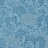 Woodland Wonder Animals  Sky 48390 16 by Gingiber- Moda- 1/2 Yard