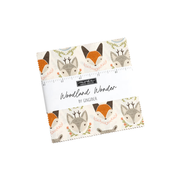 Woodland Wonder Charm Pack 48390PP by Gingiber- Moda-