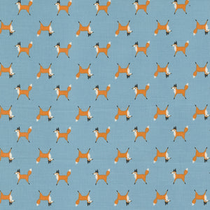 Woodland Wonder Fox Trot Sky 48394 16 by Gingiber- Moda- 1/2 Yard