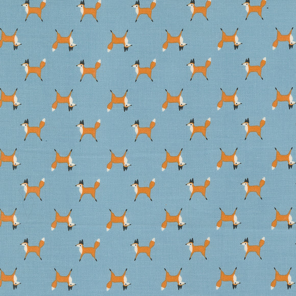 Woodland Wonder Fox Trot Sky 48394 16 by Gingiber- Moda- 1/2 Yard