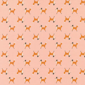 Woodland Wonder Fox Trot Blush 48394 18 by Gingiber- Moda- 1/2 Yard