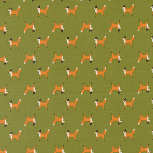 Woodland Wonder Fox Trot Fern 48394 19 by Gingiber- Moda- 1/2 Yard