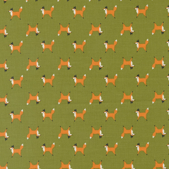 Woodland Wonder Fox Trot Fern 48394 19 by Gingiber- Moda- 1/2 Yard