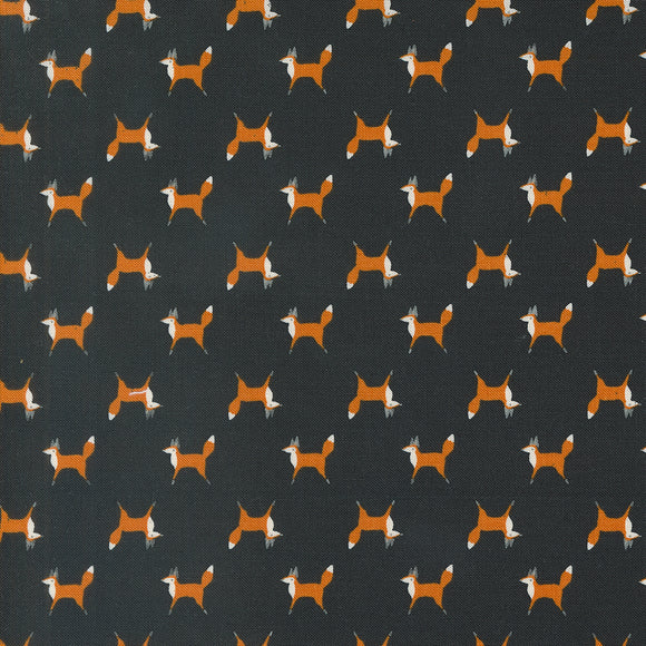 Woodland Wonder Fox Trot Midnight 48394 21 by Gingiber- Moda- 1/2 Yard