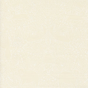 Woodland Wonder Frolic Cloud White 48395 31 by Gingiber- Moda- 1/2 Yard