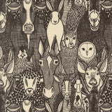 The Henhouse Barnyard Faces Iron 48431 20 by  Gingiber- Moda- 1/2 Yard