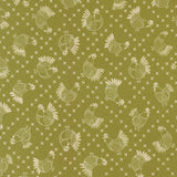 The Henhouse Cross Stitch Grass 48434 15 by  Gingiber- Moda- 1/2 Yard