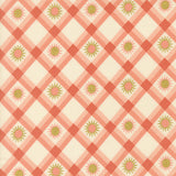 Ladybug Whimsy Plaid Sunshine Metallic Zinnia 48447 16M by Gingiber- Moda- 1/2 Yard