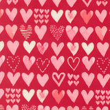 Darling Peony Hearts Lipstick 48793 15 by Robin Pickens for Moda - 1/2 Yard