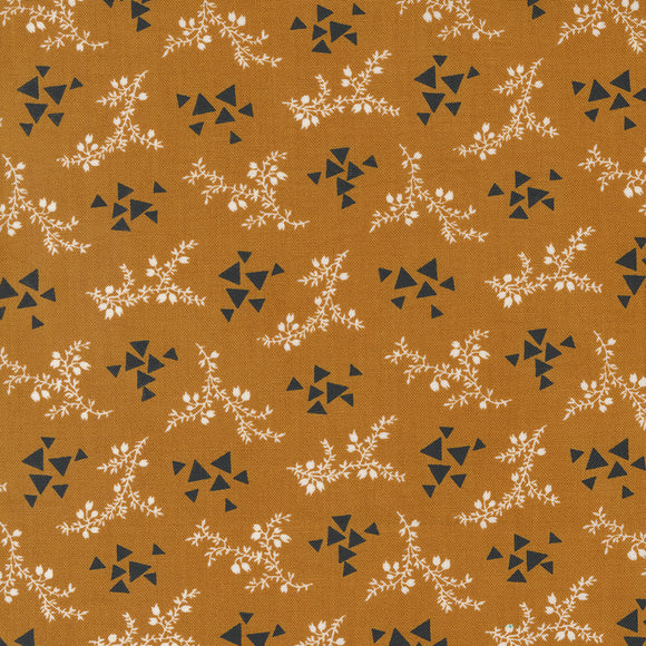 Rustic Gatherings Triangle Toss Amber 49202 13 from Primitive Gatherings- Moda-1/2 YARD