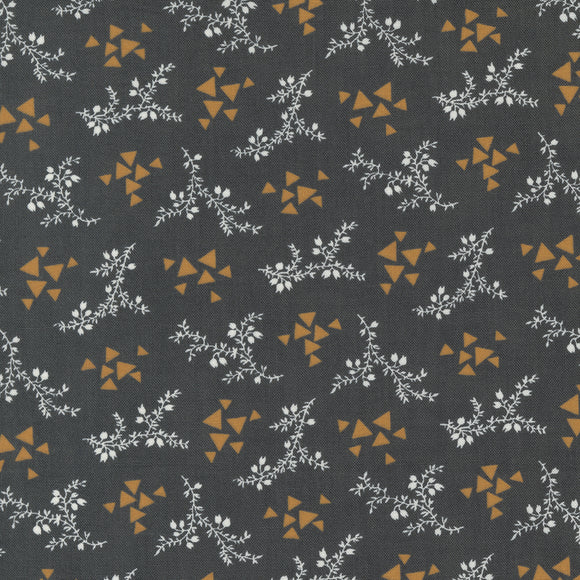 Rustic Gatherings Triangle Toss Charcoal 49202 15 from Primitive Gatherings- Moda-1/2 YARD