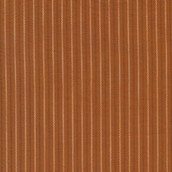 Rustic Gatherings Dashed Stripe Spice 49203 15 from Primitive Gatherings- Moda-1/2 YARD